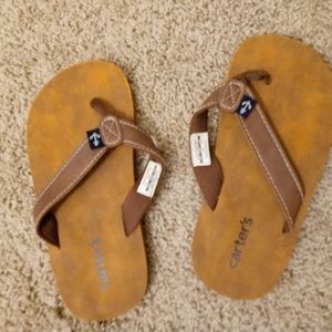 Carter's brand brown boys sandals size 1